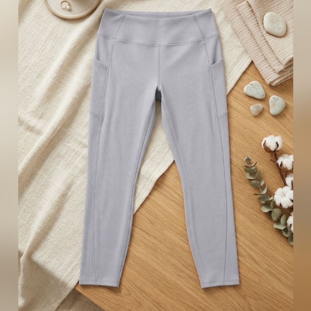 Fabletics PureLuxe Light Gray Fabric
